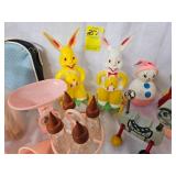 BIG LOT VINTAGE BABY TOYS