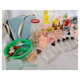 BIG LOT VINTAGE BABY TOYS