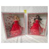 HOLIDAY BARBIE 2012 BLACK & WHITE SET