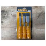 Tolsen 3pc wood Chisel (0711255.85)