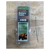 Lot of 3 -Deka Lawn and Garden Battery Cable 6 Gauge 19" Black