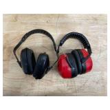 Lot of 2 - Ear Protection Muffs