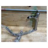 BWE Waterfall Single Hole Single Handle Vessel Bathroom Faucet With Supply Line in Brushed-Nickel A-96137H1