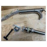 BWE Waterfall Single Hole Single Handle Vessel Bathroom Faucet With Supply Line in Brushed-Nickel A-96137H1