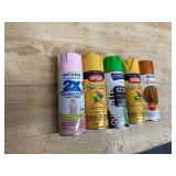 Lot of 5 - Various Spray Paint/Primer
