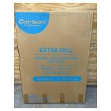 Carlson 38.5 Inch Extra Tall Arched Hands Free Gate, Fits Openings 29-43.5 Inches Wide, Includes Small Pet Door, Black