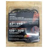 Lot of 3 - Keeper - 36” x 47” Adjustable Cargo ZipNet - Fully Adjustable and Expands to Maximum Stretched Size of 111” x 129”