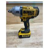 DEWALT 20V MAX XR Cordless Brushless 3/4 in. High Torque Impact Wrench with Hog Ring Anvil and 4.0Ah Battery