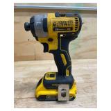 DEWALT 20V MAX XR Cordless Brushless 3-Speed 1/4 in. Impact Driver with 2.0Ah Battery