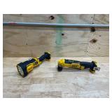 Lot of 2 - DEWALT LED and DEWALT 20V MAX Cordless 3/8 in. Right Angle Drill/Driver (Tool Only)