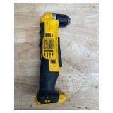 Lot of 2 - DEWALT LED and DEWALT 20V MAX Cordless 3/8 in. Right Angle Drill/Driver (Tool Only)