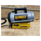 DEWALT 27,000 to 68,000 BTU Cordless Forced Air Propane Portable Heater (1,700 sq. ft. Heating Area) (Tool Only)