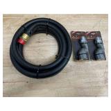Husky EagleFlex Farm 1 Gasoline Hose 011717C With 2 Husky 1in/Po Swivel Pivot Connectors