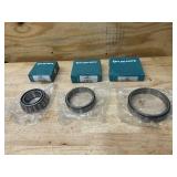 FLEETRITE Lot of 2- Bearing Cups and 1 Bearing Cone