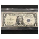 1935 E Blue Seal $1 Dollar Silver Certificate Uncirculated