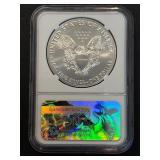 2017 Silver Eagle NGC MS70