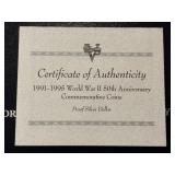 1991-95 W World War II Silver Dollar Proof