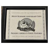 1991-D Mount Rushmore Half Dollar