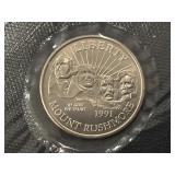 1991-D Mount Rushmore Half Dollar