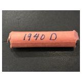 1940-D Lincoln Cent Roll