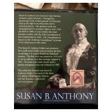 Susan B. Anthony Coins and Stamp
