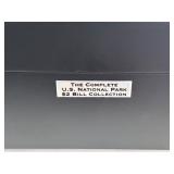 Gold Embossed National Parks $2 Dollar Note Collection