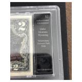 Yellowstone National Park $2 Dollar Note
