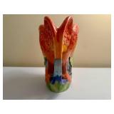 Fitz & Floyd Ceramic Parrot Pitcher
