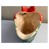 Fitz & Floyd Ceramic Parrot Pitcher