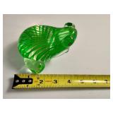 Vintage Art Glass Frog Paperweight
