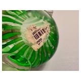 Vintage Art Glass Frog Paperweight