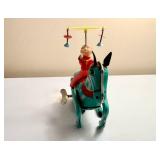 Vintage Tin Wind-Up Toy - "Acrobat on a Horse"