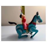 Vintage Tin Wind-Up Toy - "Acrobat on a Horse"