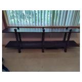 Vintage Wood Console Table