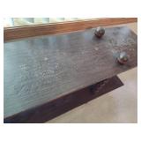 Vintage Wood Console Table
