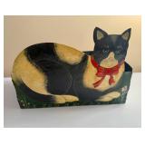 Cute Metal "Cat" Planter and "Cosmic Reindeer" Tea Light Candle Holder