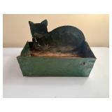 Cute Metal "Cat" Planter and "Cosmic Reindeer" Tea Light Candle Holder