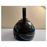 Cute Black and White Kitty Cat Whistling Tea Pot