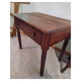 Solid Wood One Drawer Entry Table