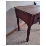 Solid Wood One Drawer Entry Table