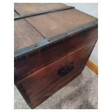 Antique Wooden Trunk