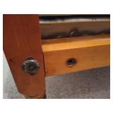 Solid Wood Craftsman Style Antique Twin Bed