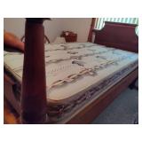 Solid Wood Craftsman Style Antique Twin Bed
