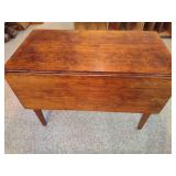 Wood Dining Room Table with Drawer