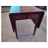 Wood Dining Room Table with Drawer