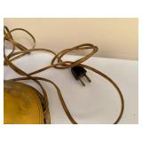 Vintage "Kerosene" Style Brass Lamp and Candlesticks