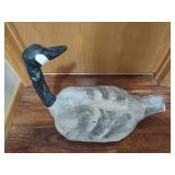 Large Hand Made Decoupage Goose Decor