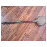 Metal and Wood Antique Bed Warmer