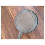 Metal and Wood Antique Bed Warmer