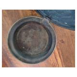 Metal and Wood Antique Bed Warmer